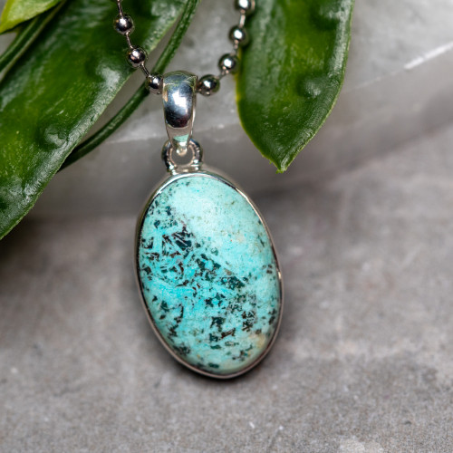 Chrysocolla Pendant #4