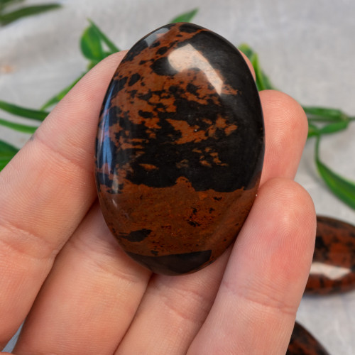 Mahogany Obsidian Palmstone