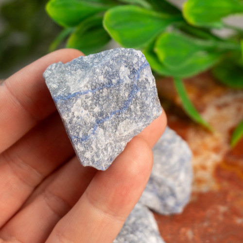 Random Small Raw Blue Aventurine