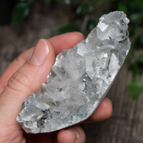 Bladed Mangano Calcite With Pyrite #5