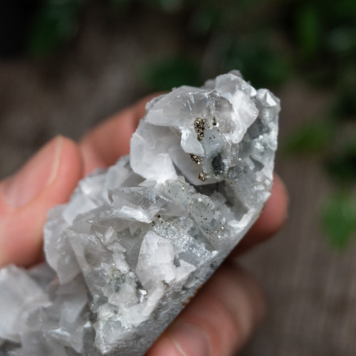 Bladed Mangano Calcite With Pyrite #5