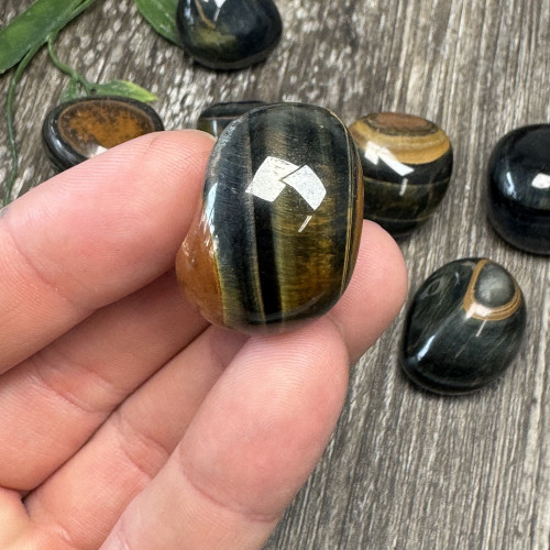 Multi Tiger Eye Tumbled