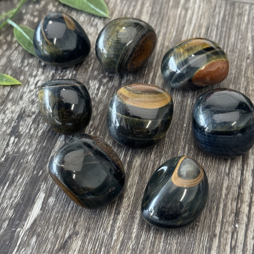 Multi Tiger Eye Tumbled