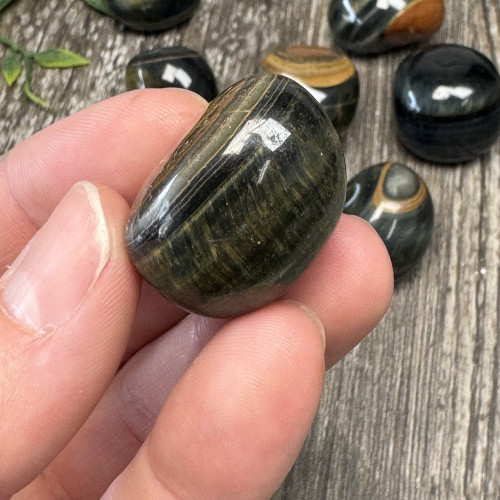 Multi Tiger Eye Tumbled