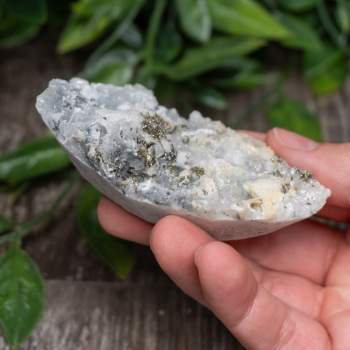 Bladed Mangano Calcite with Pyrite #2