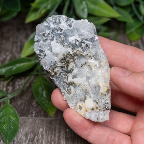 Bladed Mangano Calcite with Pyrite #2