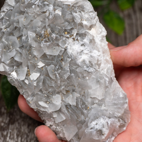 Bladed Mangano Calcite with Pyrite #1