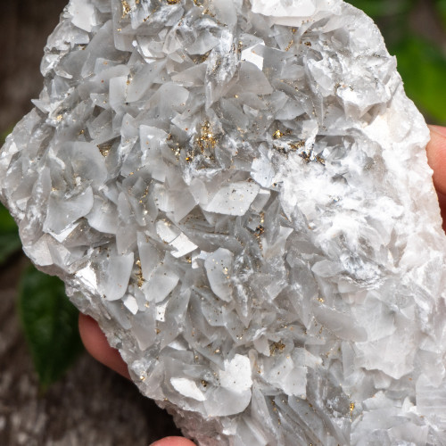 Bladed Mangano Calcite with Pyrite #1