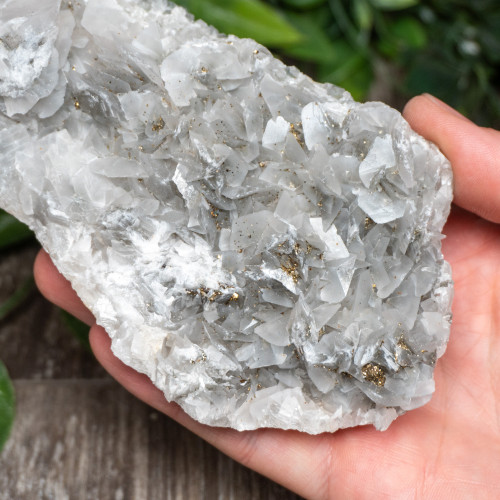 Bladed Mangano Calcite with Pyrite #1