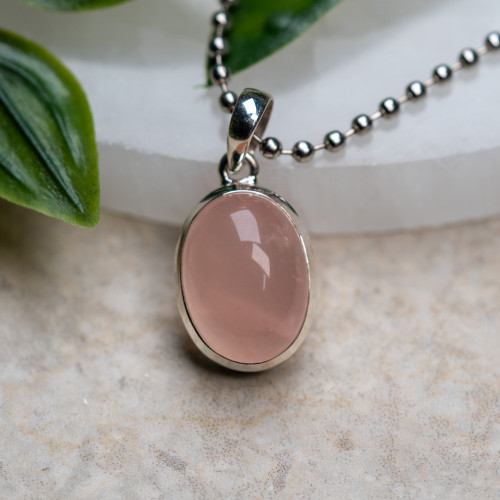 Rose Quartz Pendant #1