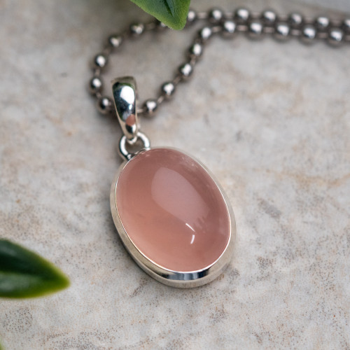 Rose Quartz Pendant #1