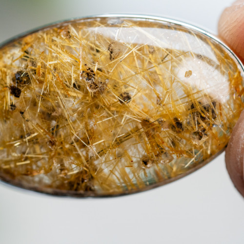 Rutile in Quartz Pendant #1
