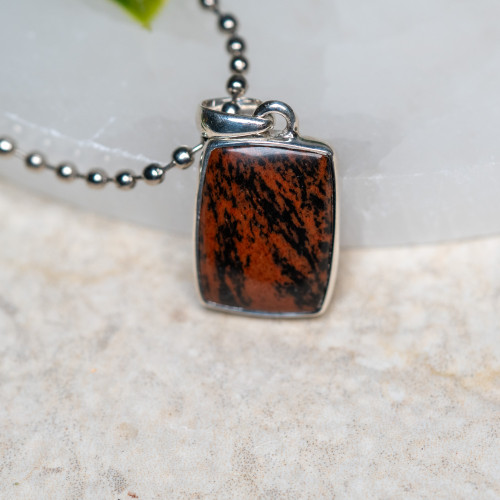 Mahogany Obsidian Pendant #2