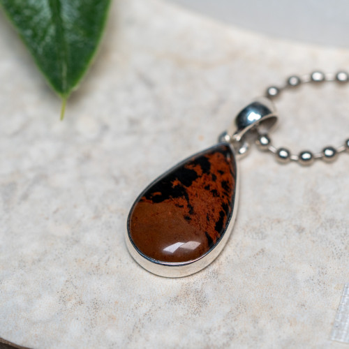 Mahogany Obsidian Pendant #1