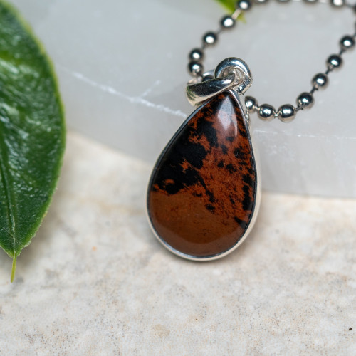 Mahogany Obsidian Pendant #1