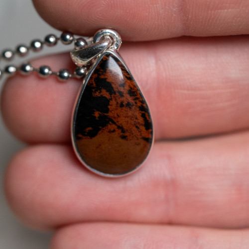 Mahogany Obsidian Pendant #1