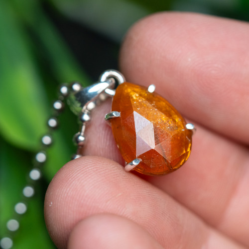 Orange Kyanite Pendant #2