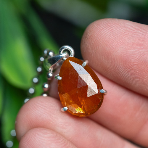Orange Kyanite Pendant #2