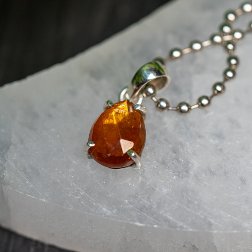 Orange Kyanite Pendant #1