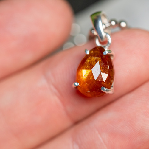 Orange Kyanite Pendant #1