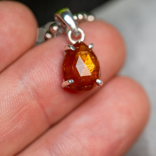 Orange Kyanite Pendant #1