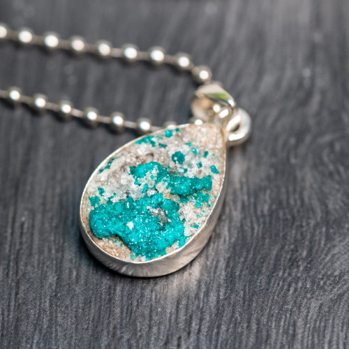 Dioptase Pendant #1
