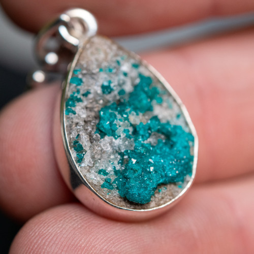 Dioptase Pendant #1