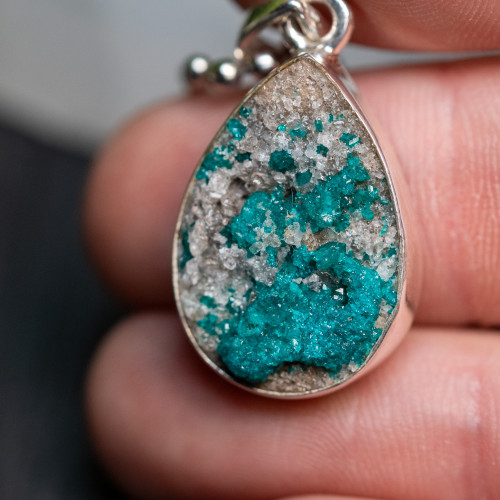 Dioptase Pendant #1