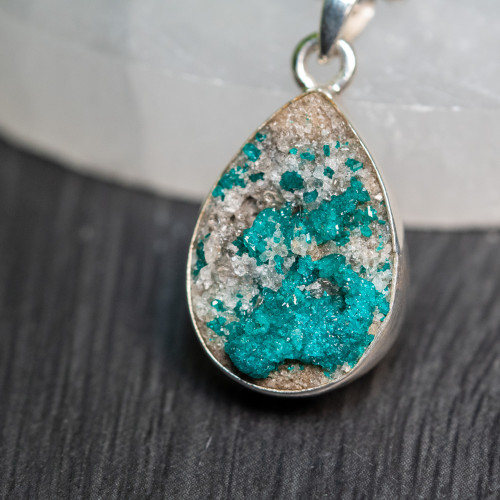 Dioptase Pendant #1
