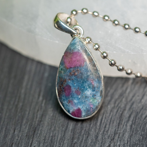 Ruby in Kyanite Pendant #1