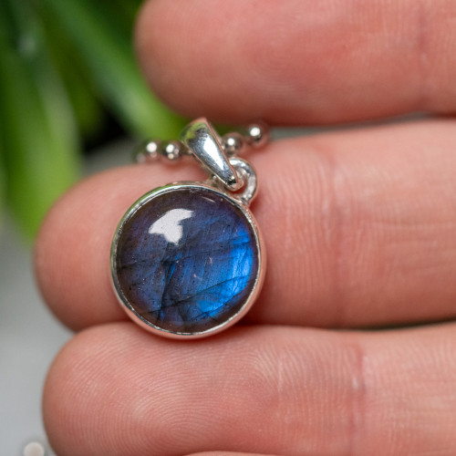 Labradorite Round Pendant #1