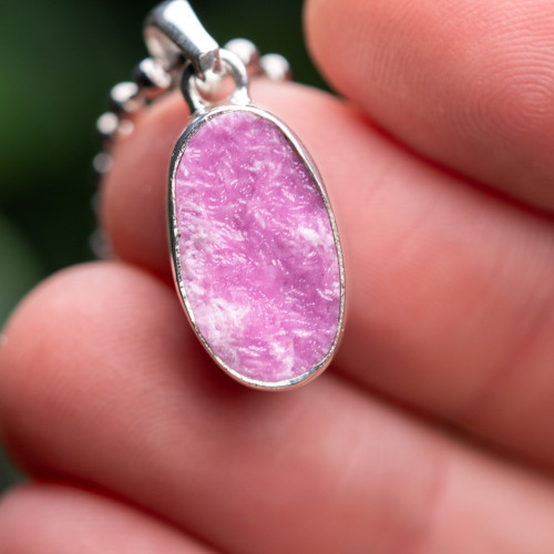 Druzy Colbaltoan Calcite Pendant #1