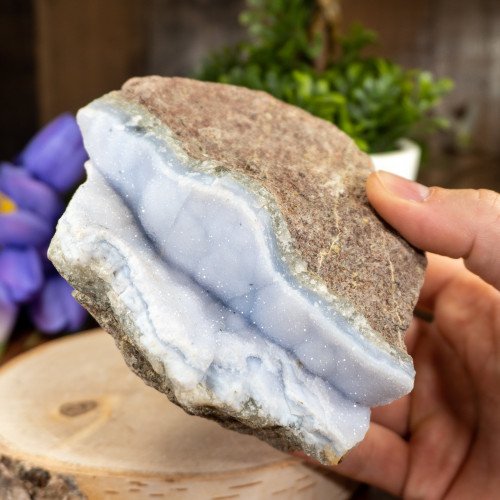 High Grade Large Raw Blue Lace Agate #1