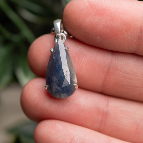 Facetted Sapphire Pendant #1