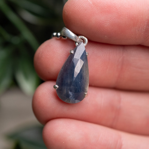 Facetted Sapphire Pendant #1