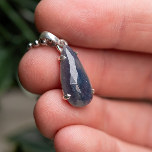 Facetted Sapphire Pendant #1