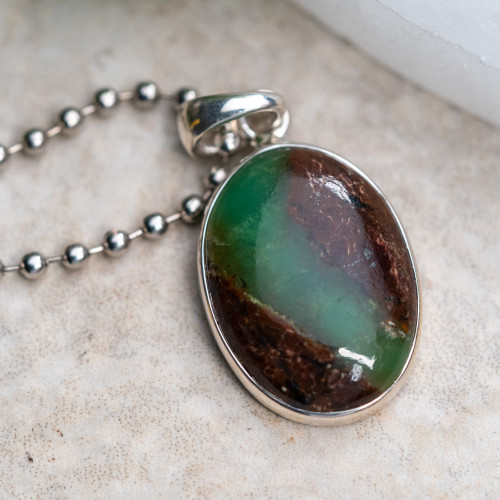 Chrysoprase Pendant #1