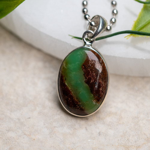 Chrysoprase Pendant #1