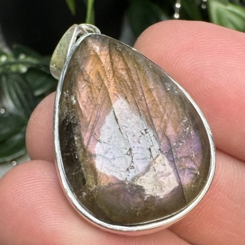 Purple Labradorite Pendant #1