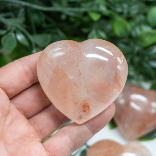 Red Quartz Medium Heart Random