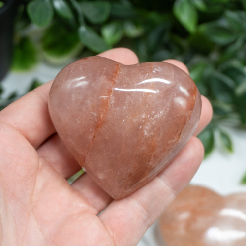 Red Quartz Medium Heart Random