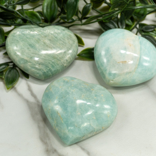 Amazonite Medium Heart