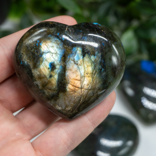 Labradorite Medium Heart Random