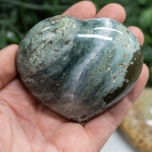 Ocean Jasper Medium Heart Random