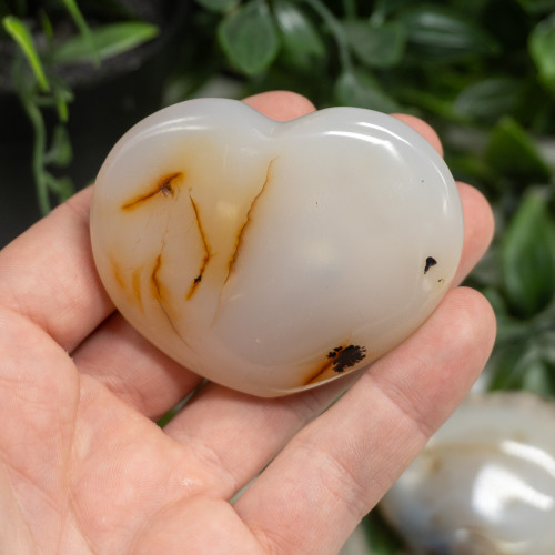 Dendritic Agate Medium Heart