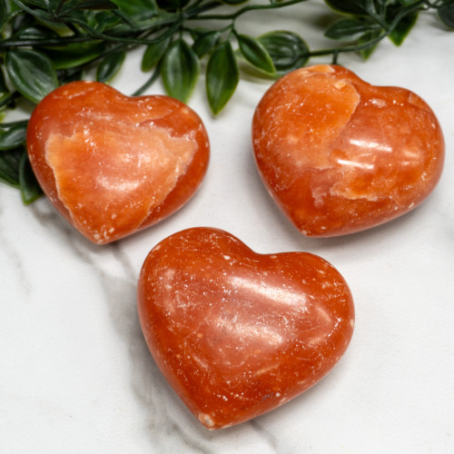 Sherbet Calcite Medium Heart