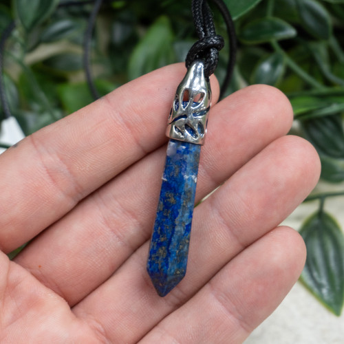 Lapis Lazuli Silver Pendant Random