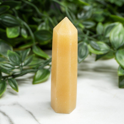 Medium Orange Calcite Tower Random