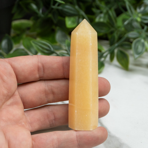 Medium Orange Calcite Tower Random