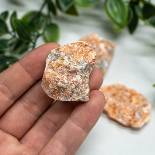 Small Raw Orchid Calcite Random